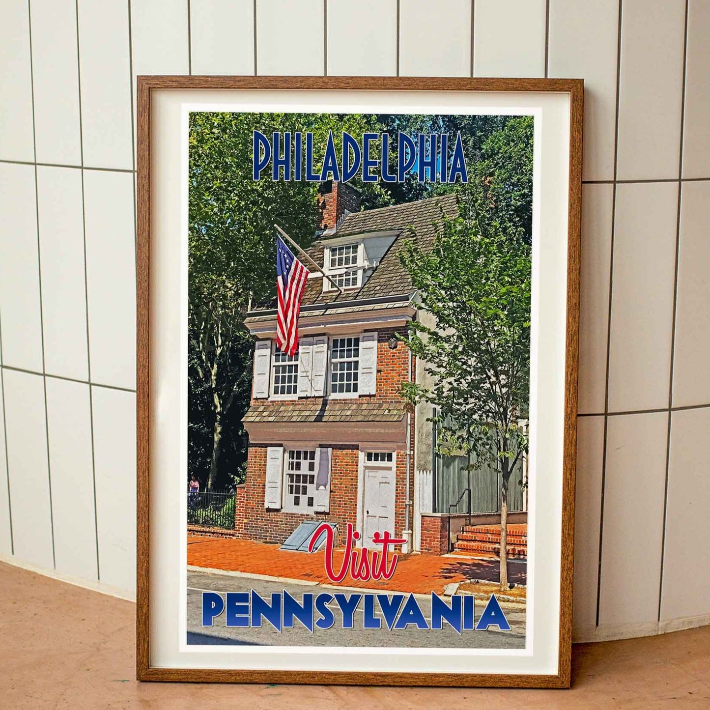 Philadelphia Pennsylvania Travel Poster