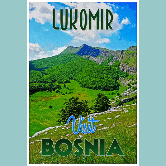 Lukomir Bosnia & Herzegovina Travel Poster